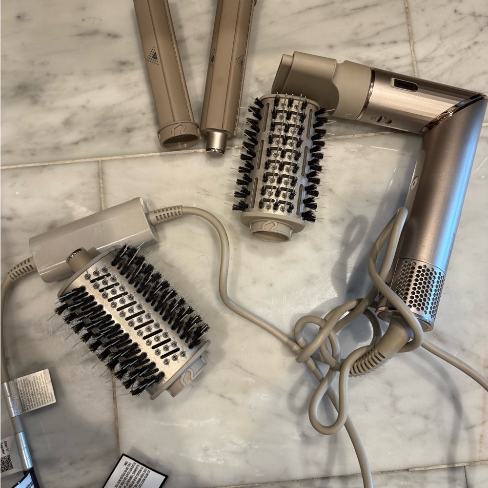 Shark T3 AireBrush Duo + Curling Attachments – 5-in-1 Styling Tool